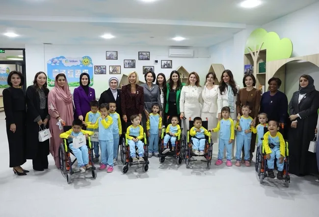Emine Erdoğan, Özbekistan'da rehabilitasyon merkezi ve eğitim kurumu açılışına katıldı