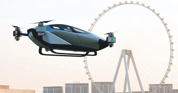 Dubai, uçan taksi hizmeti verilecek ilk şehir oldu