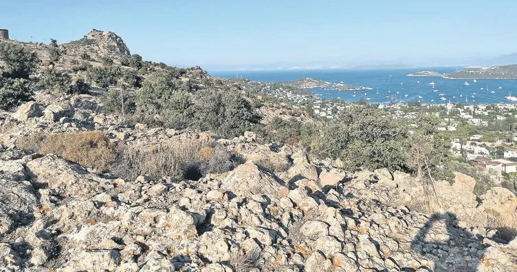 Bodrum’da tarihi yapıya da saygı yok!