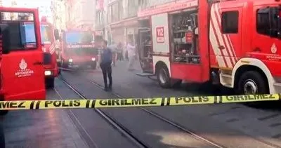 İstiklal Caddesi’nde iş merkezindeki yangın korkuttu