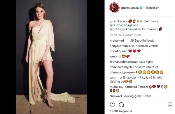 Ünlü isimlerin Instagram paylaşımları (03.04.2018)