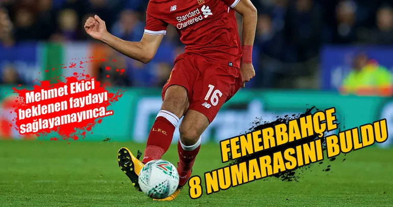 Fenerbahçe 8 numarasını buldu