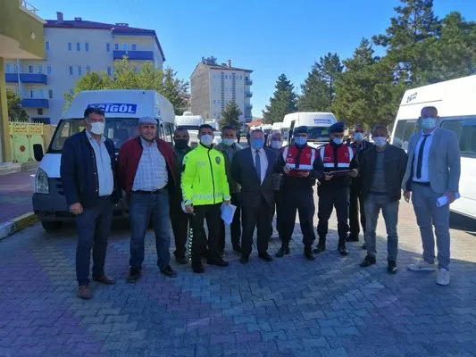 Nevşehir’de taşımalı öğrenci servislerine Covid-19 denetimi