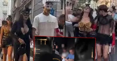 İstiklal Caddesi’nde sahte 1 dolar dağıtmışlardı! Fergio House çetesi çökertildi: Evden çok sayıda maske ve...