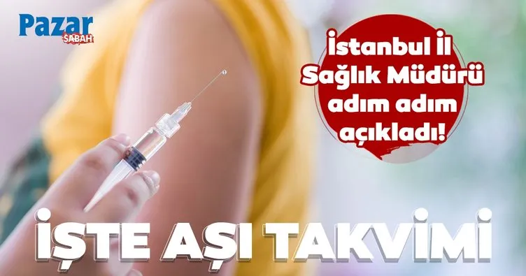 İstanbul’un aşı takvimi
