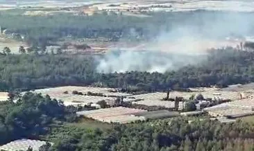 Antalya’da iki ilçede yangına karadan ve havadan müdahale ediliyor #antalya