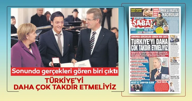 Türkiye’yi daha çok takdir etmeliyiz