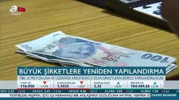 Büyük ölçekli şirketlerin borcu yapılandırılacak