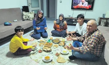 Yeni yuvamızda iftar ayrı bir keyif