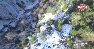 Uludağ’da kaybolan dağcılar için drone ile arama yapıldı