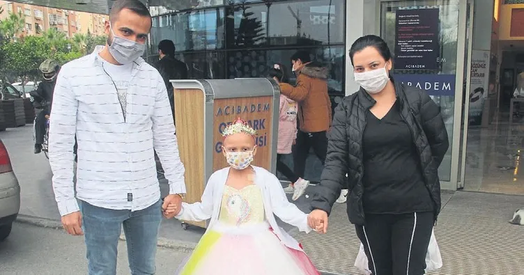 Lösemi hastası Elif Ayça prenses oldu
