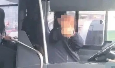 İETT şoföründen kadın yolcuya skandal hareket