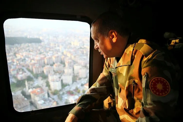 Cumhurbaşkanı Erdoğan sınır karakolunda