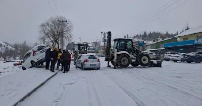 Tunceli’de kar yağışı yeniden başladı #tunceli