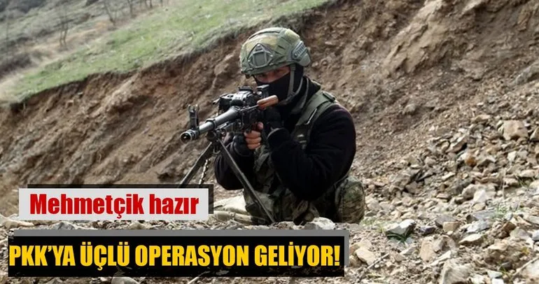 Mehmetçik hazır! PKK’ya Irak’ta üçlü operasyon geliyor