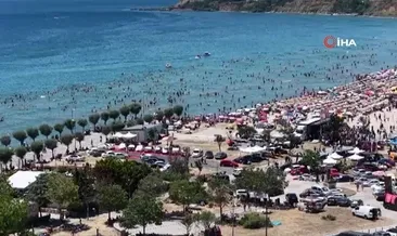 Silivri halk plajı doldu taştı