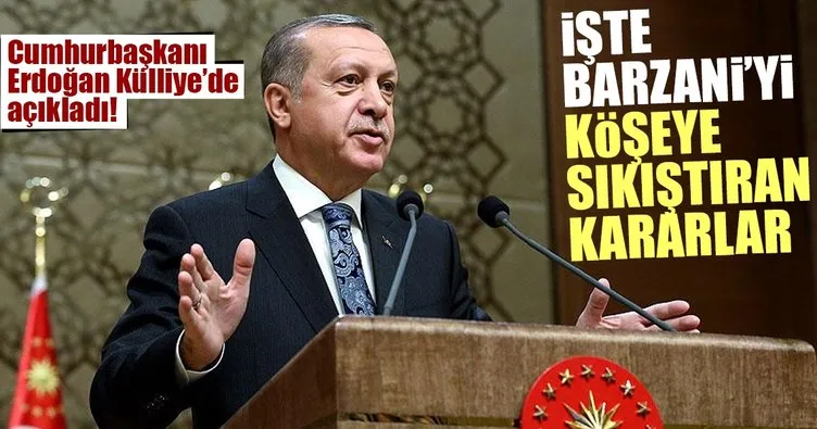 Cumhurbaşkanı Erdoğan’dan son dakika Kuzey Irak açıklaması