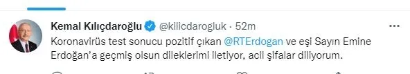 Son dakika haberi: Başkan Erdoğan koronavirüs testinin pozitif çıktığını açıkladı