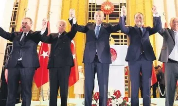Cumhur İttifakı liderlerinden Erdoğan’a kongre tebriği