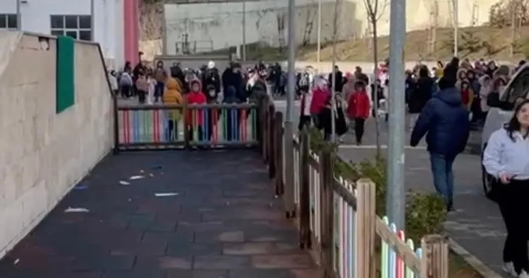 Kahramanmaraş’ta okulda yangın paniği