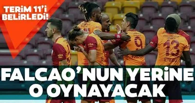 Galatasaray’da Fatih Terim Ankaragücü maçı 11’ini belirledi! Falcao’nun yerine...