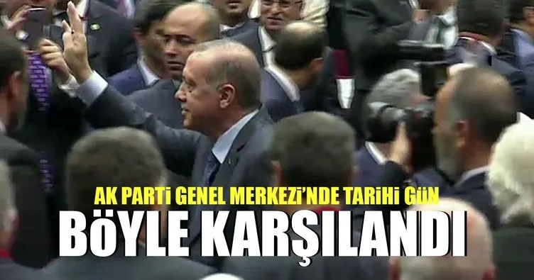 Cumhurbaşkanı Erdoğan AK Parti’ye üye oldu