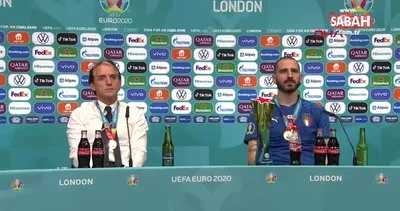 Mancini ve Bonucci EURO 2020 zaferini değerlendirdi | Video