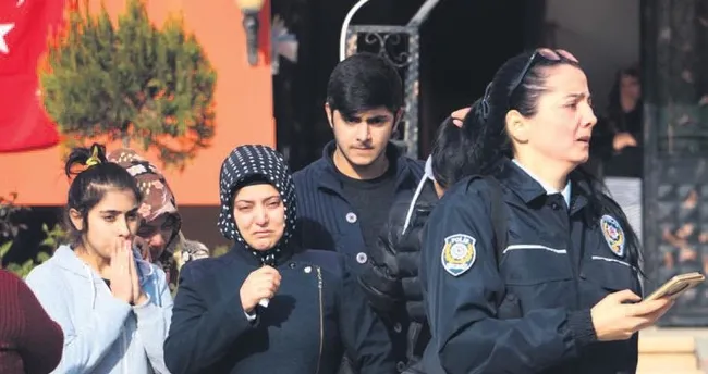 Şehidin ağabeyi de polis...