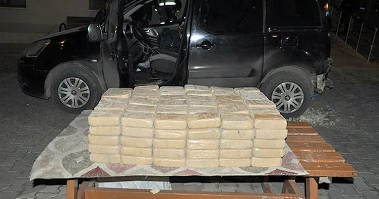 Konya’da otomobilde 89 kilogram eroin yakalandı