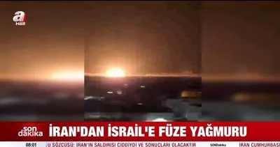 İran’dan İsrail’e füze saldırısı kamerada