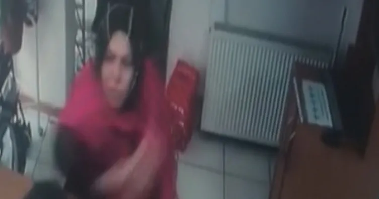 Sağlık çalışanına tokat kamerada!