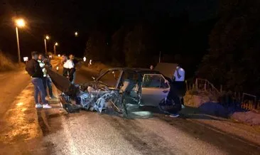 Çankırı’da korkunç kaza! İki otomobil kafa kafaya çarpıştı: 7 yaralı