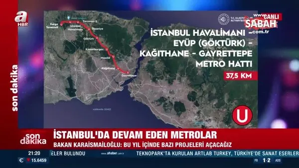 Son dakika: Bakan Karaismailoğlu İstanbul’da devam eden metrolar ile ilgili bilgi verdi | Video