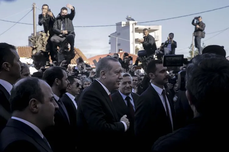 Cumhurbaşkanı Erdoğan’ı Gümülcine’de böyle karşıladılar