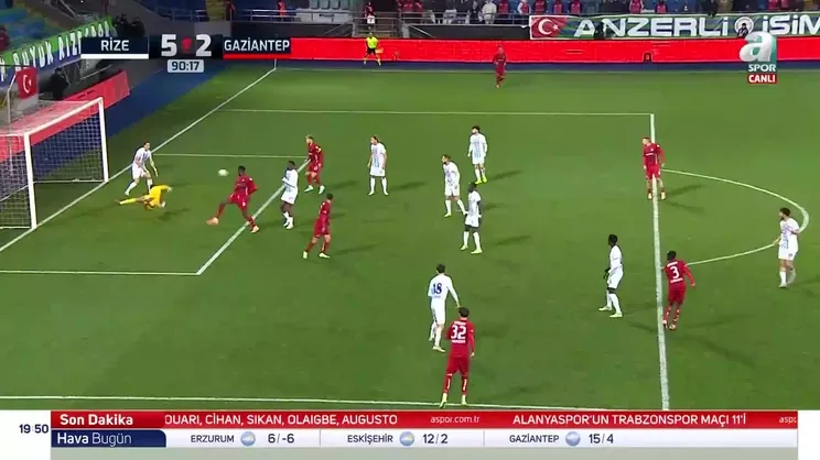 GOL | Çaykur Rizespor 5-2 Gaziantep FK