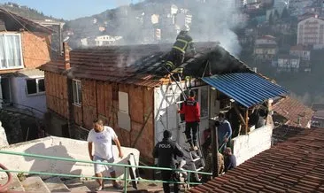 2 katlı evde yangın çıktı, 3 güvercin 2 köpek telef oldu #kocaeli