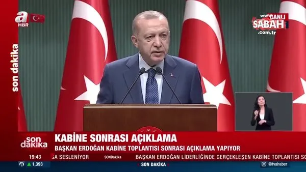 SON DAKİKA | Kabine Toplantısı sona erdi! Başkan Erdoğan alınan kararları tek tek açıkladı | Video