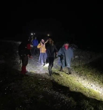 Yaylada mahsur kalan grup