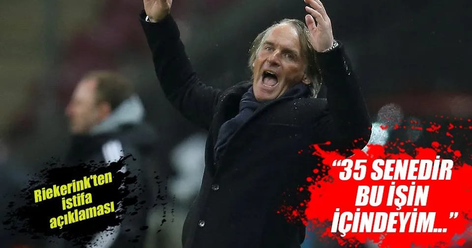 Riekerink'ten istifa açıklaması - Spor Haberleri