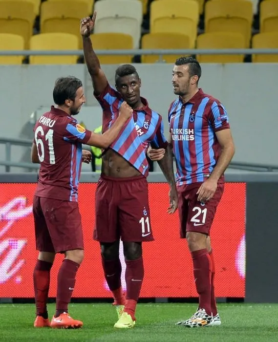 Metalist Kharkiv - Trabzonspor maçının fotoğrafları
