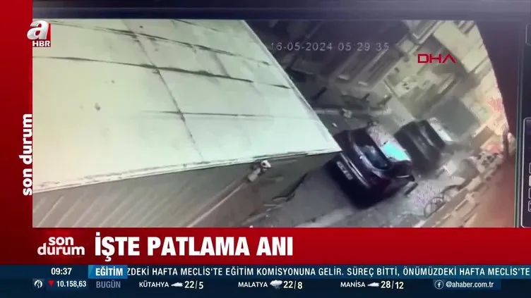 SON DAKİKA: İstanbul'da 5 katlı binada patlama! Olay anı kamerada