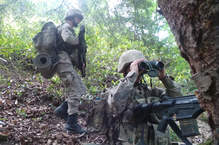 Teröristlerin korkulu rüyası jandarmanın keskin nişancıları