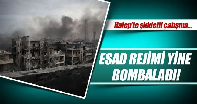 Halep’te muhaliflere ağır bombardıman