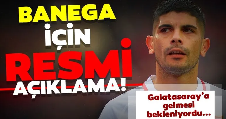 Galatasaray transfer haberleri: Sevilla’dan Banega için flaş açıklama