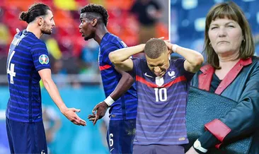 Fransa elendi Rabiot’un annesi tribünleri karıştırdı! Mbappe ve Pogba’nın ailesine şok saldırı