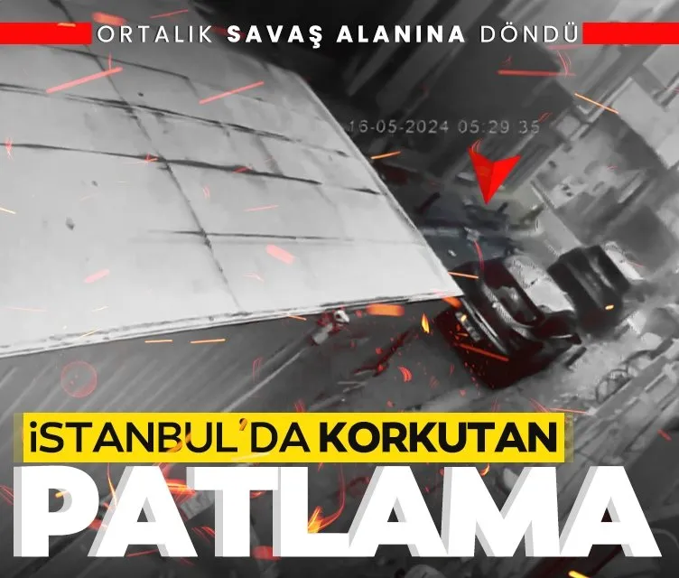 Beşiktaş’ta 5 katlı binada doğal gaz patlaması