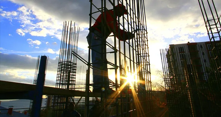 İnşaat üretim endeksi şubatta yıllık bazda yüzde 5,9 arttı