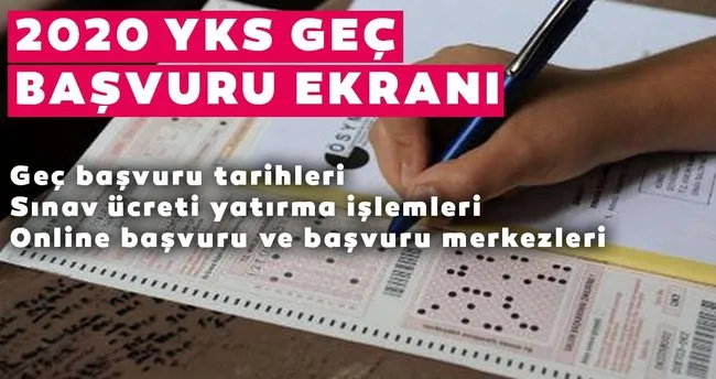 Yks 2020 Gec Basvuru Tarihleri Belli Oldu Osym Ile Yks 2020 Gec Basvuru Ne Zaman Ve Nasil Yapilacak Basvuru Ucreti Nereye Yatirilir Son Dakika Egitim Haberleri
