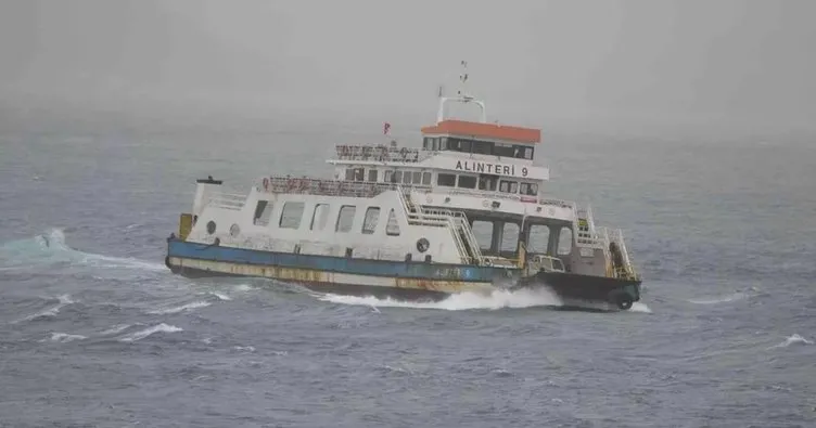 Çanakkale’de tüm feribot seferleri iptal