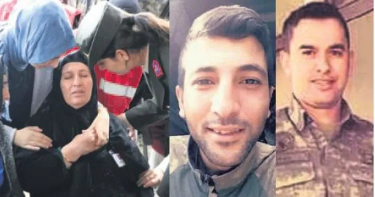 Şehitler uğurlandı